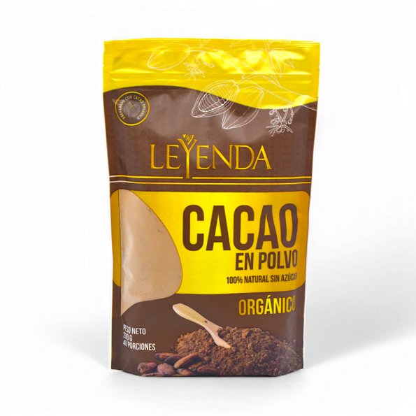 Cacao en Polvo Orgánico x200Gr Leyenda