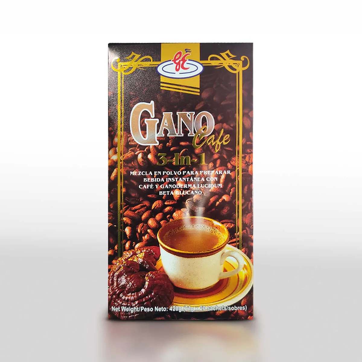 Gano cafe 3 en 1 caja 20 sobres gano excel