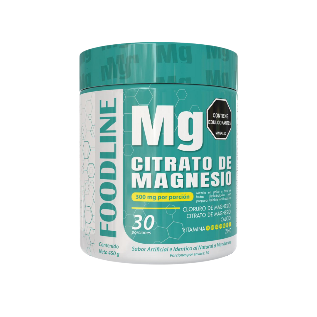 Citrato de magnesio Foodline x 450g