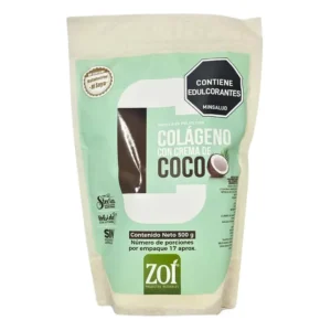 Colágeno con Crema de Coco 500 g Zoí