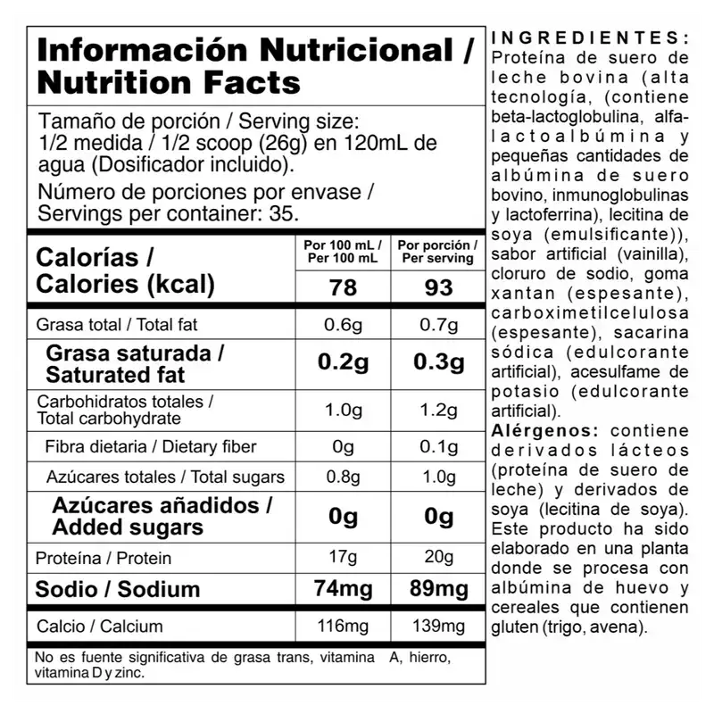 BIPRO CLASSIC 2lbs - Proteína de suero de leche - Imagen 2